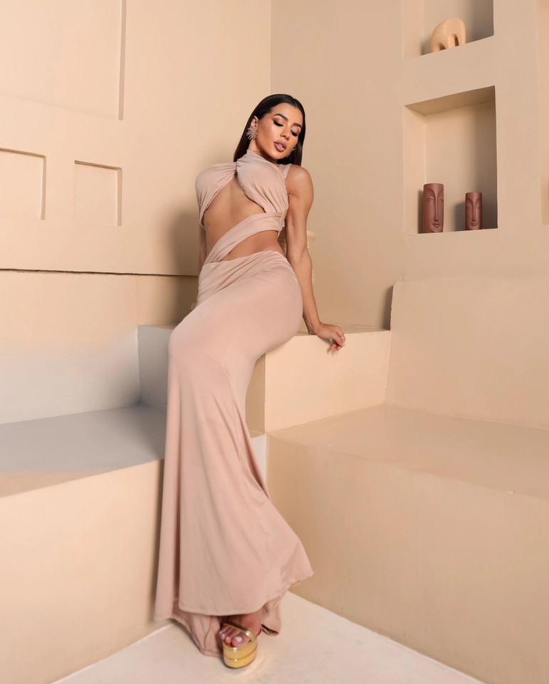 Vestido Zaya Nude  - 3