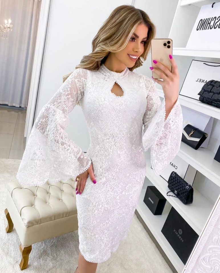 Vestido Branco Trina - 3
