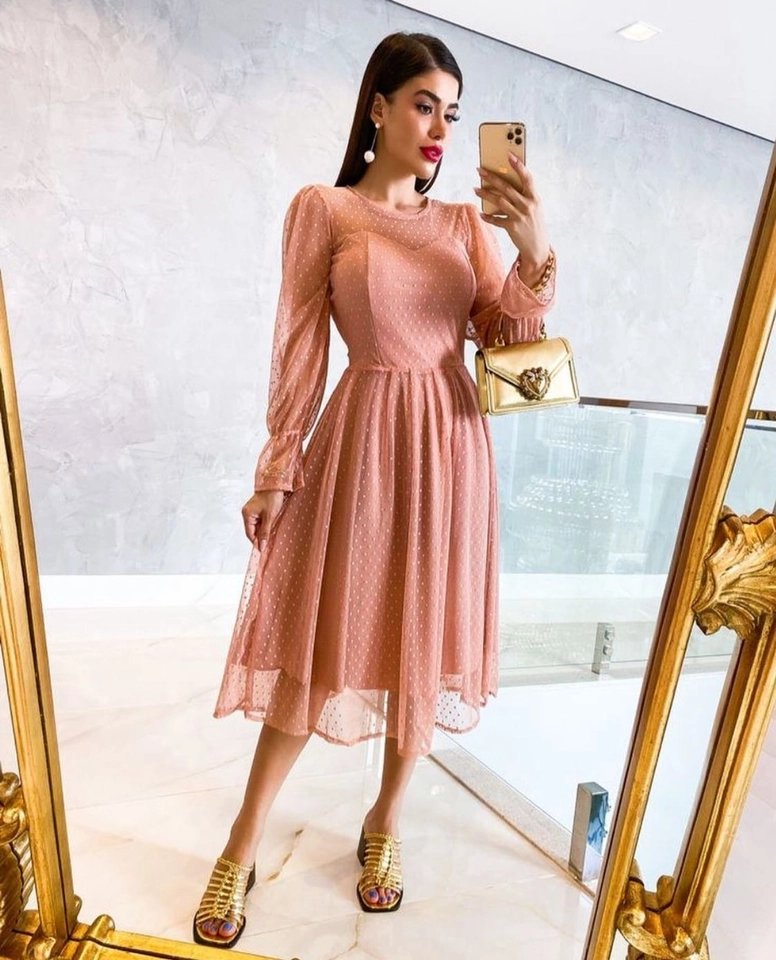 Vestido Midi Boneca - 1