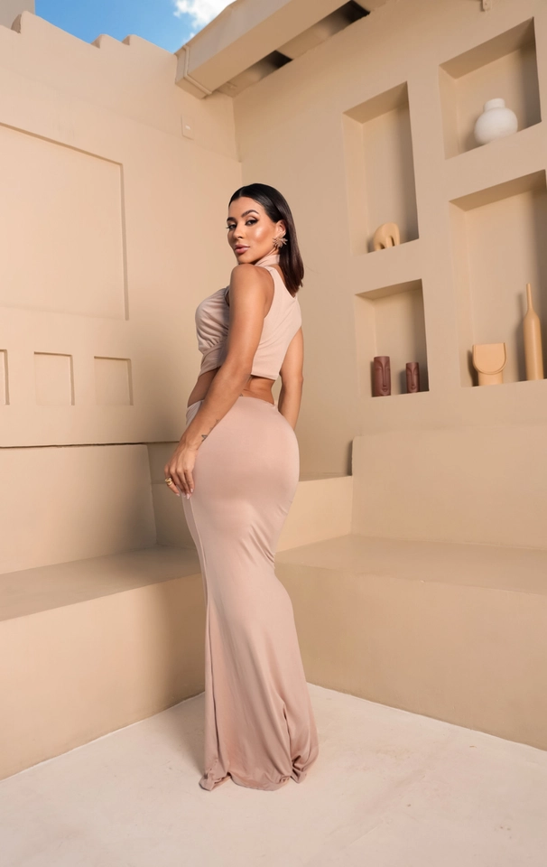 Vestido Zaya Nude  - 4