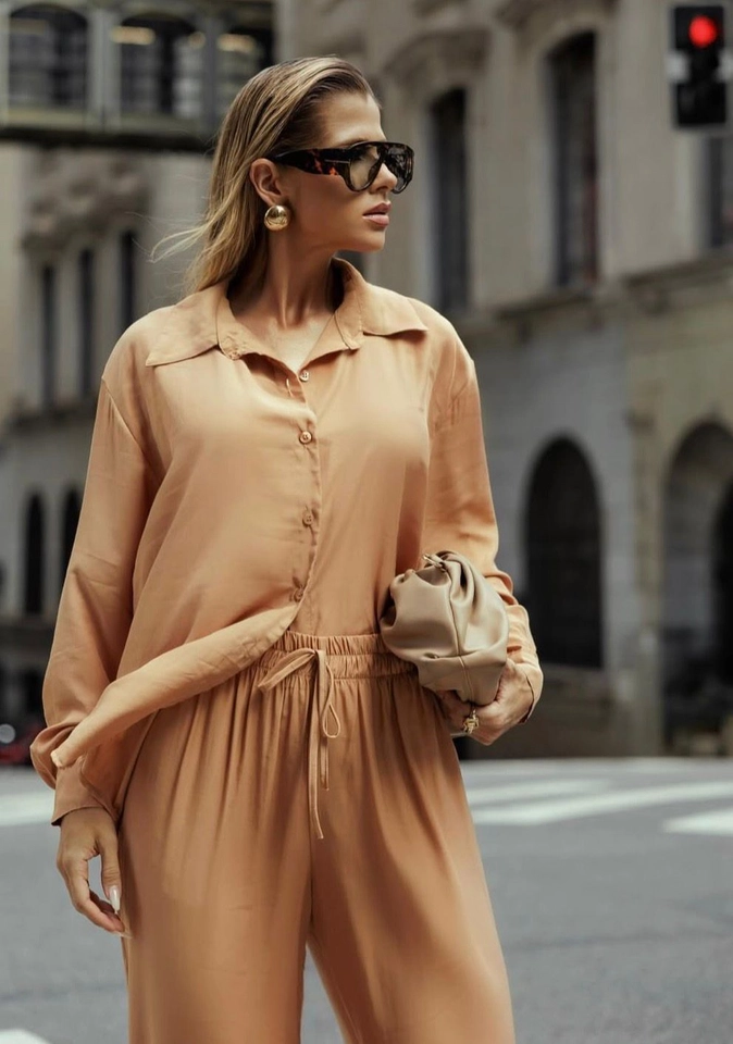 Conjunto Evelin Creme - 5