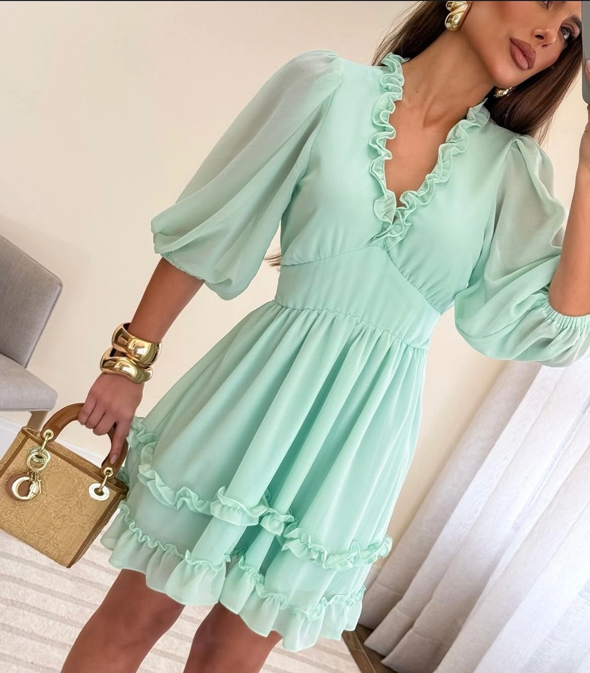 Vestido Celeste - 4
