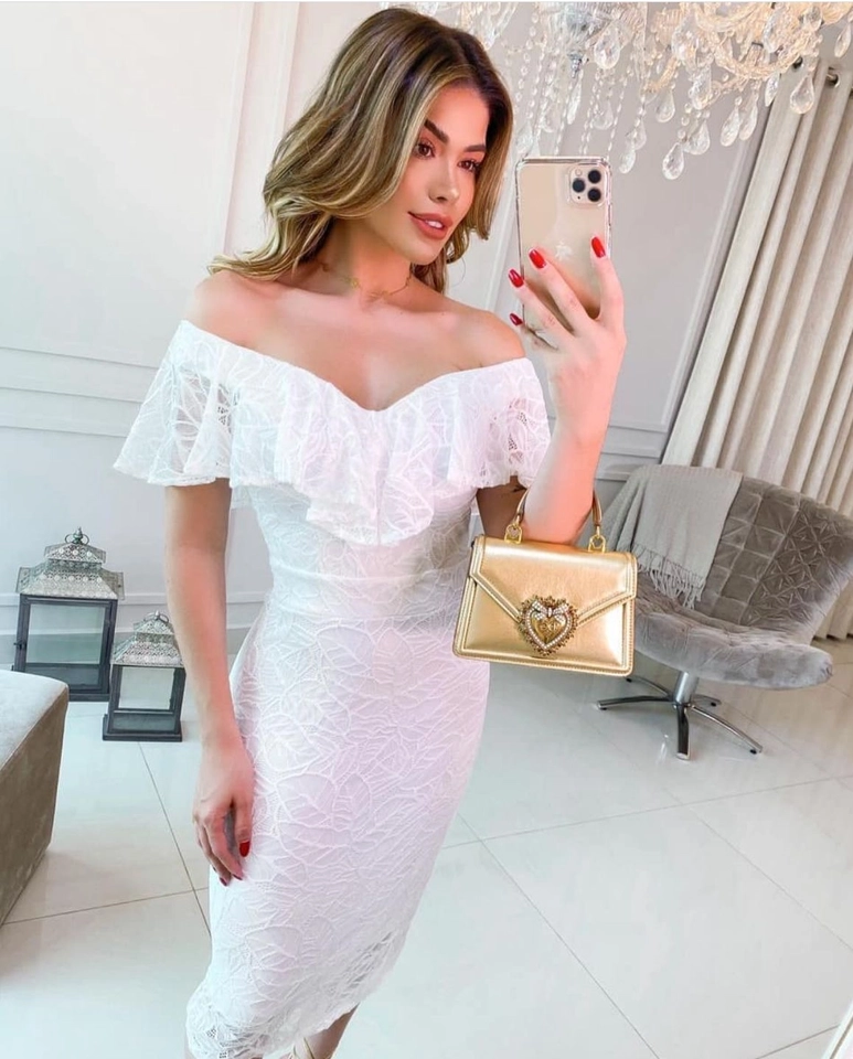 Vestido Branco Lica - 1