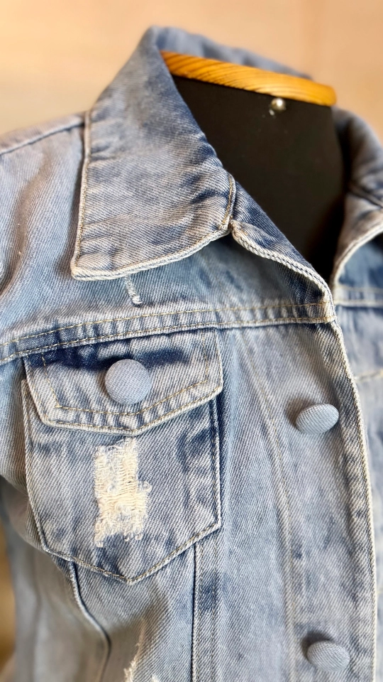 Jaqueta jeans asa  - 4