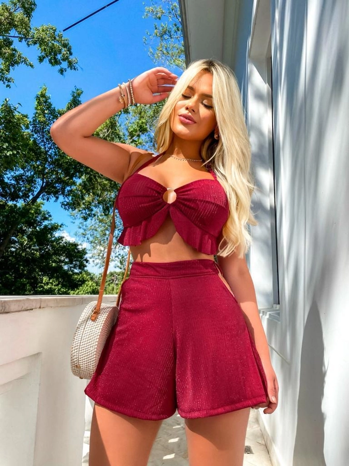 Conjunto cropped MV 