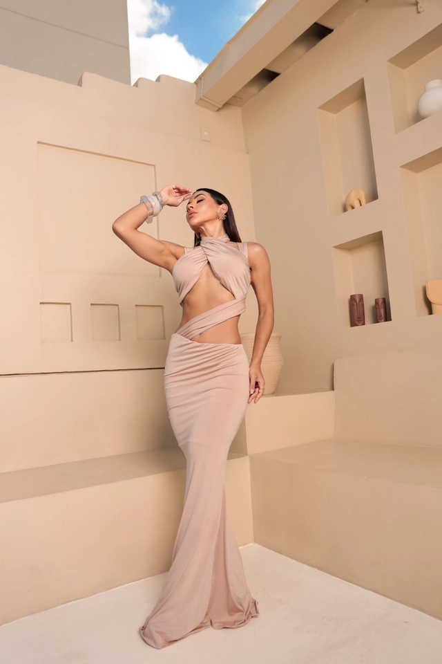 Vestido Zaya Nude  - 1