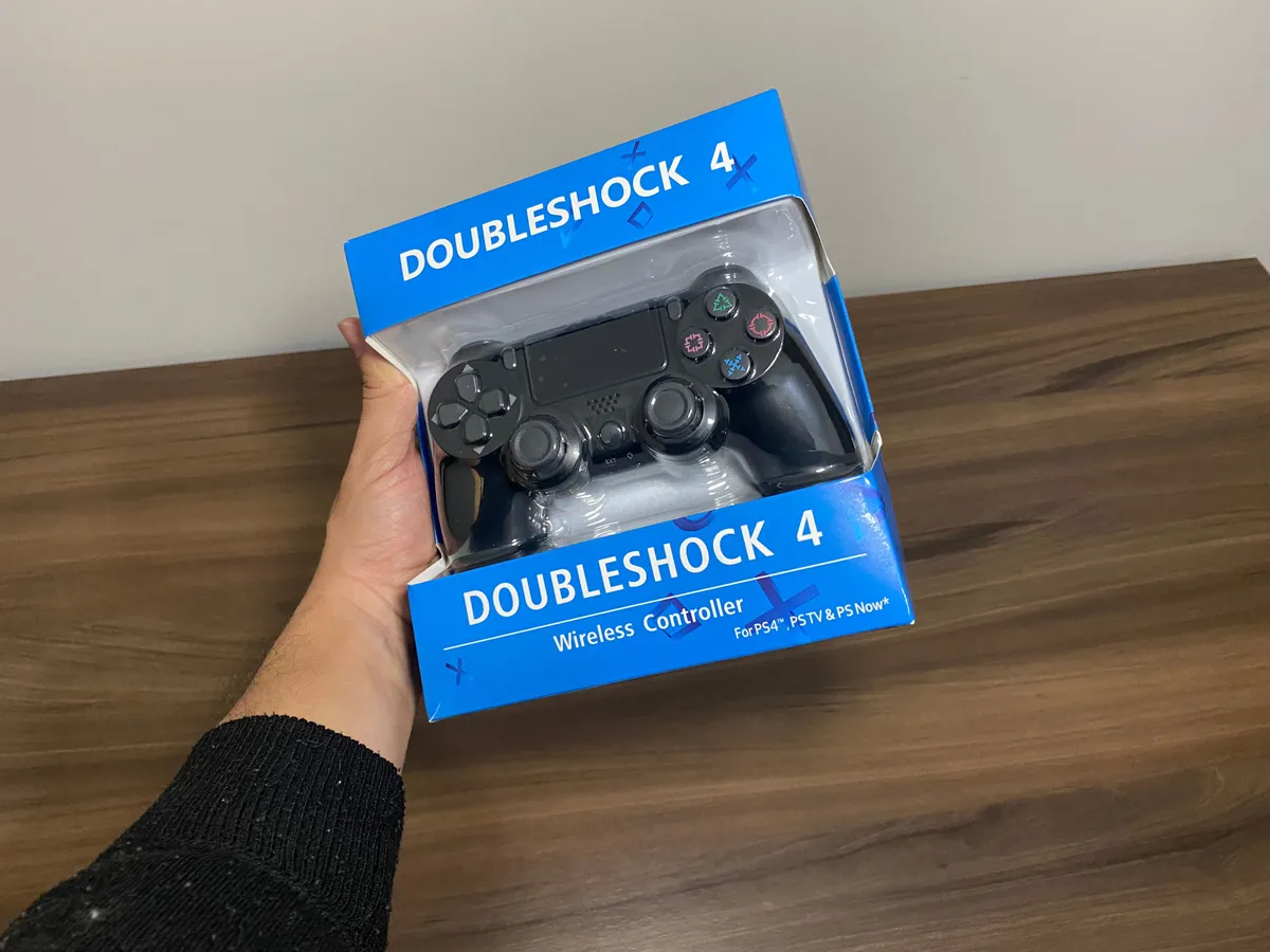 Controle Sem Fio Bluetooth para PS4, PC, Smart TV e Celular - 5