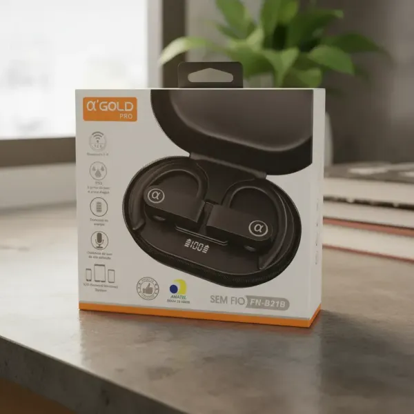 Fone Bluetooth Esportivo A' Gold 