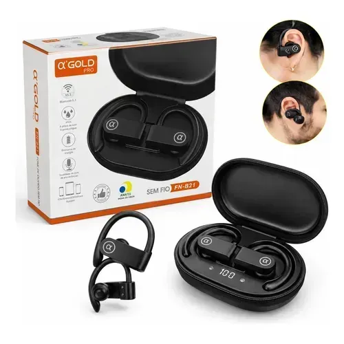 Fone Bluetooth Esportivo A' Gold  - 4