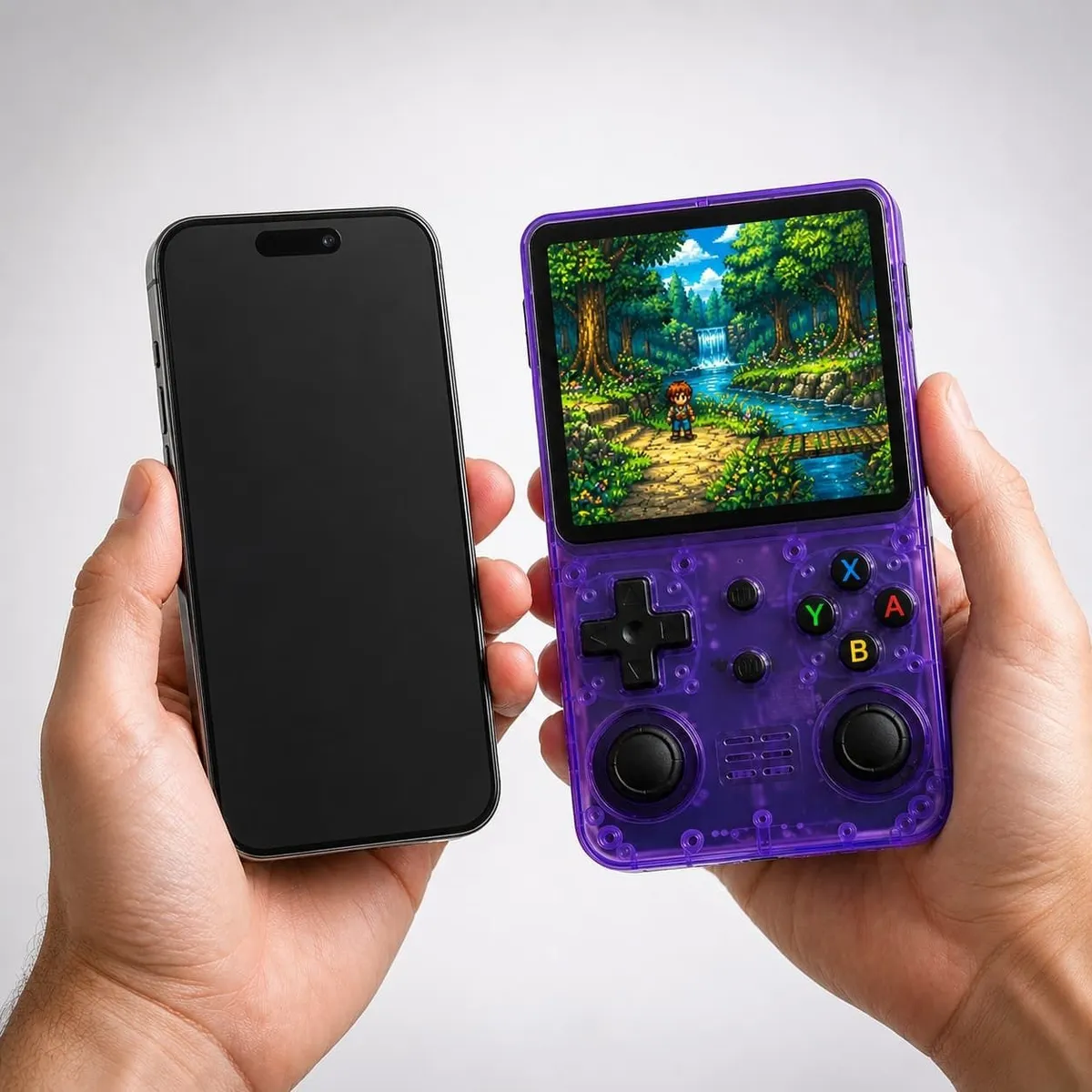 Console Portátil R36S 64GB | Mais de 15.000 Jogos | Tela IPS 3.5" - 7