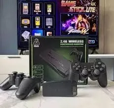Video Game Stick Retro 4K | 10.000 Jogos | 2 Controles Sem Fio - 4