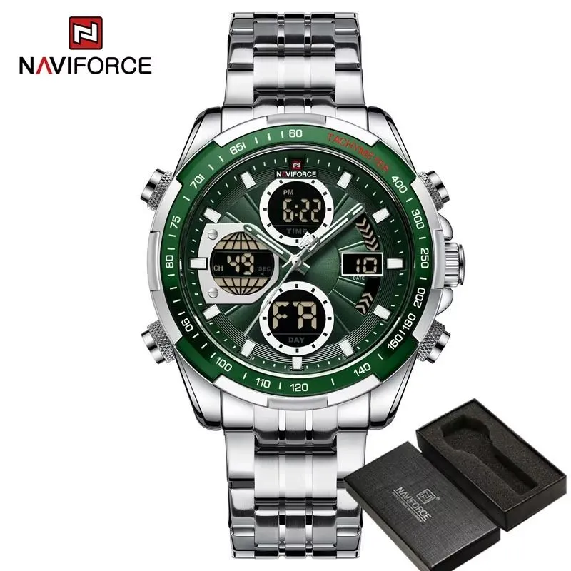 Relógio Naviforce 9197-S Masculino Analógico Digital Aço Inoxidável - 5