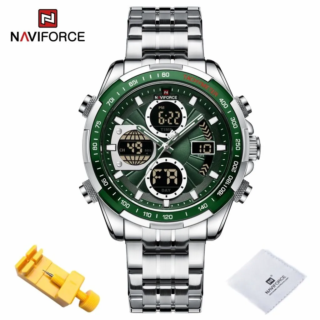 Relógio Naviforce 9197-S Masculino Analógico Digital Aço Inoxidável - 6