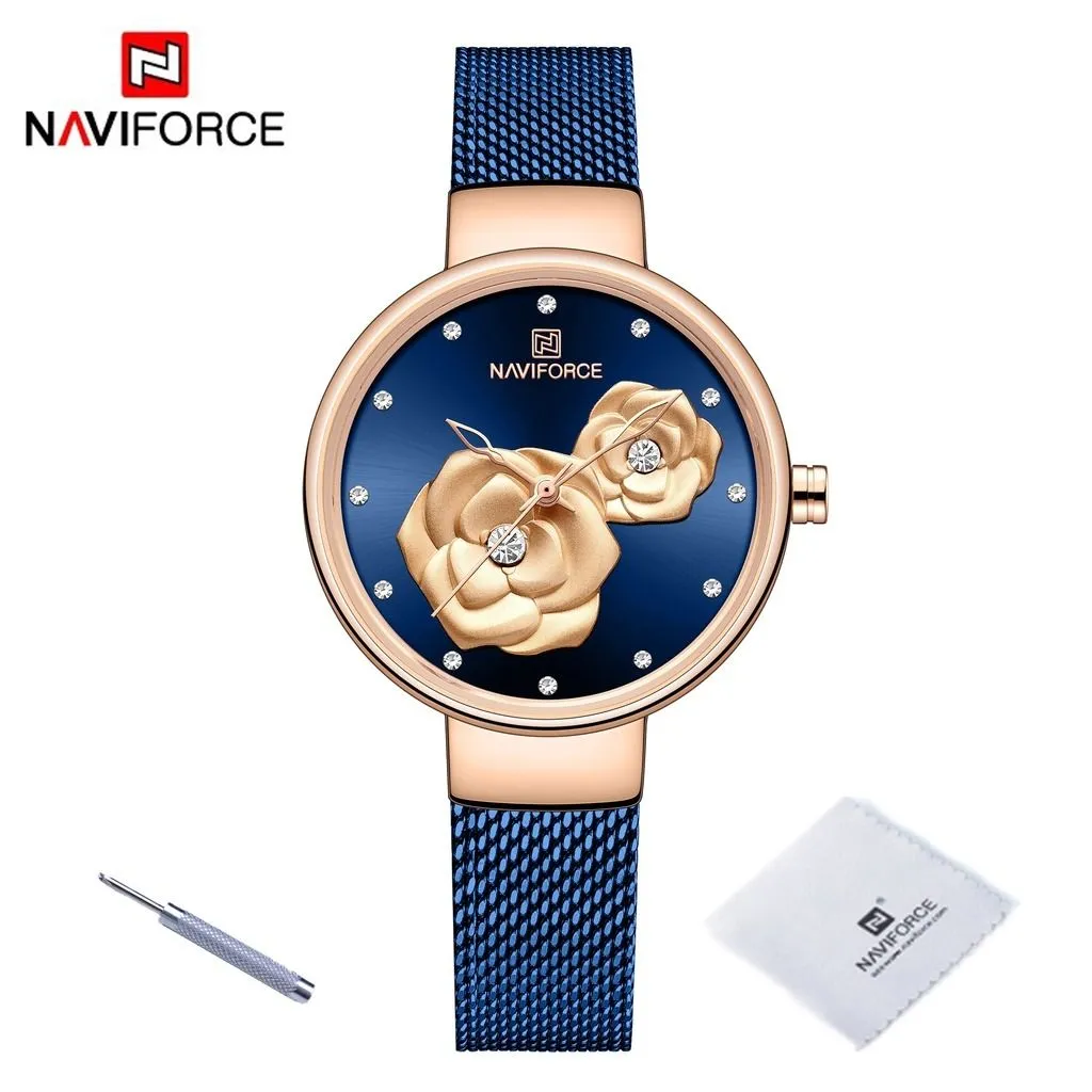Relógio Feminino Naviforce 5013 Original - 2
