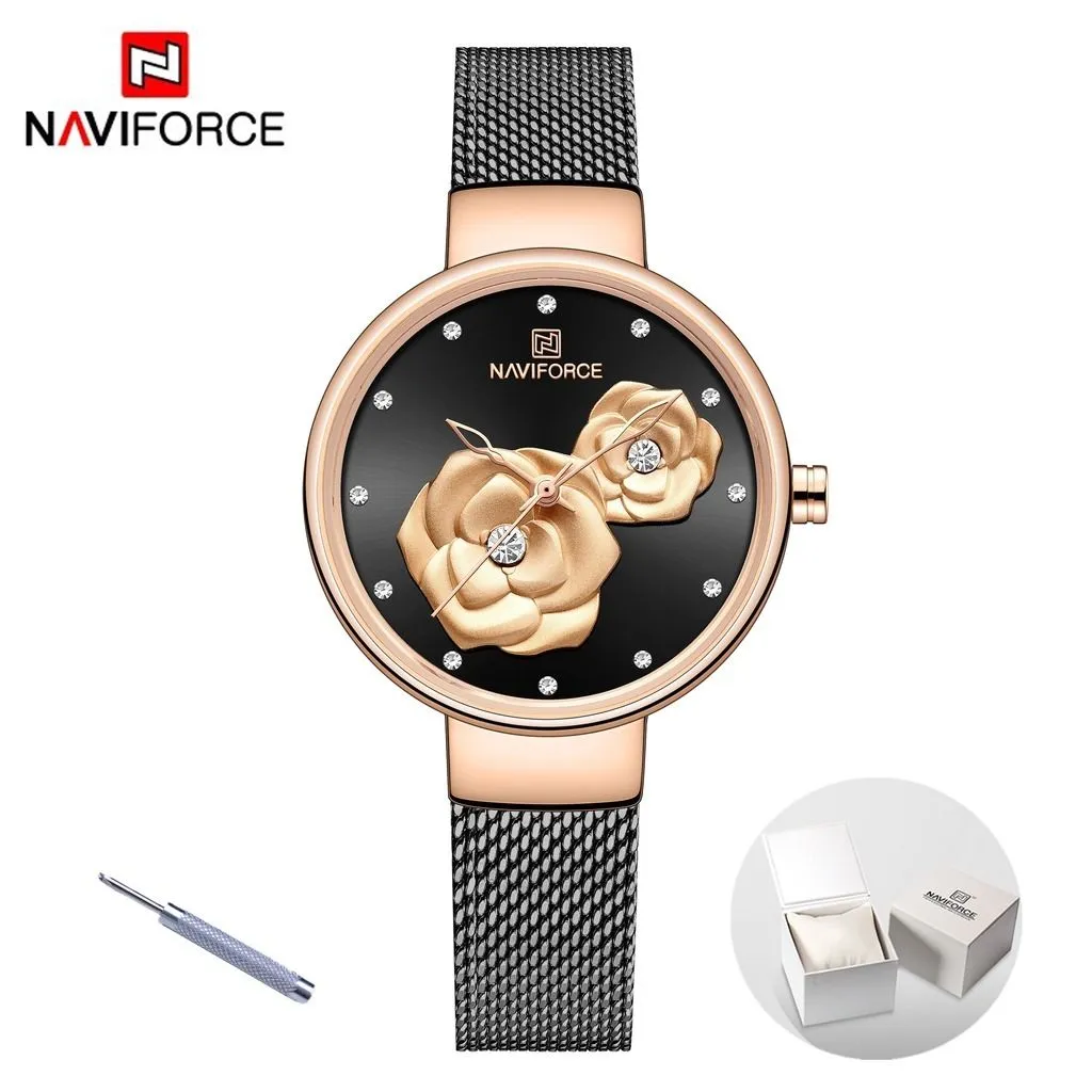 Relógio Feminino Naviforce 5013 Original - 5