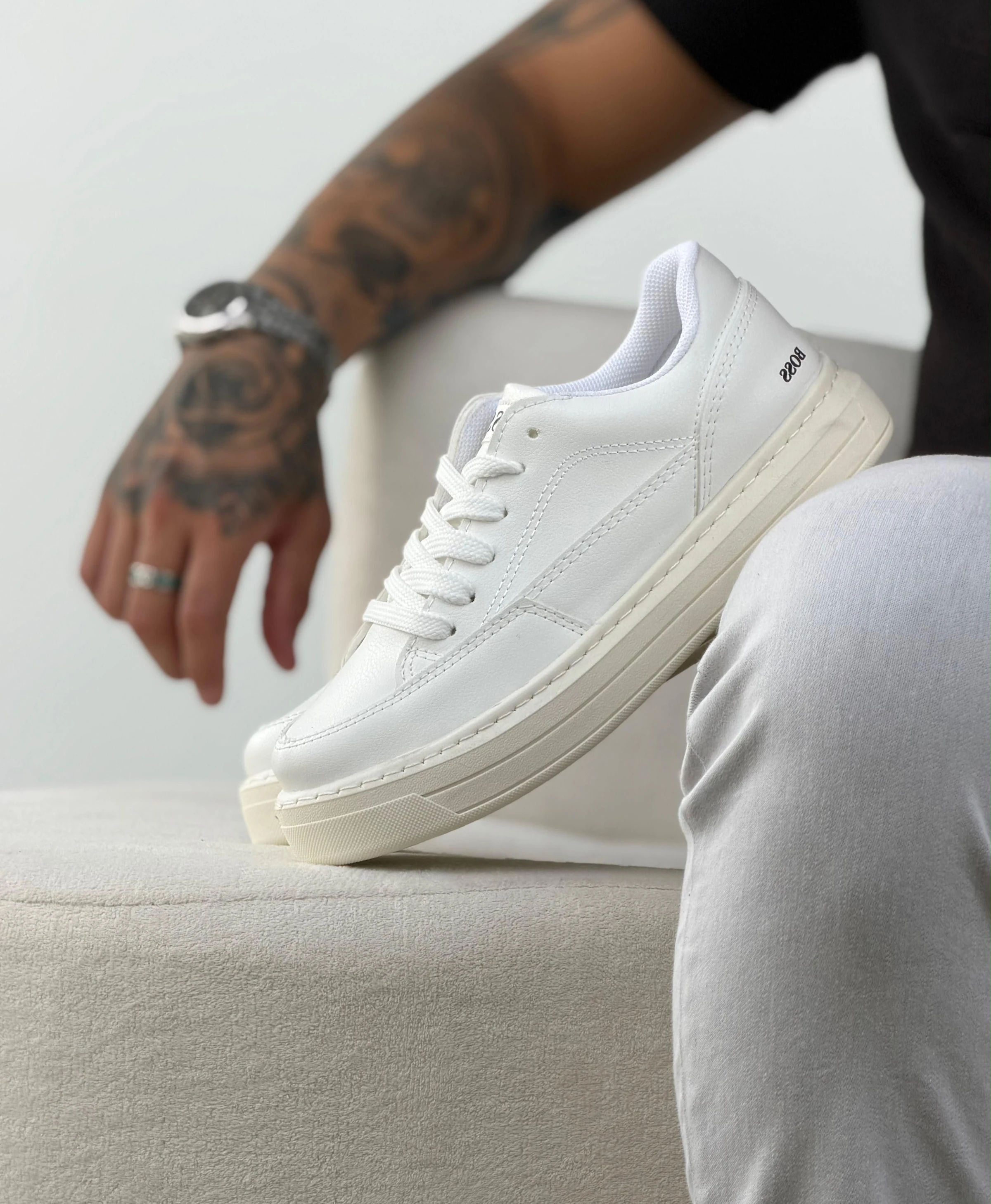 SAPATÊNIS HUGO BOSS BRANCO  - 4
