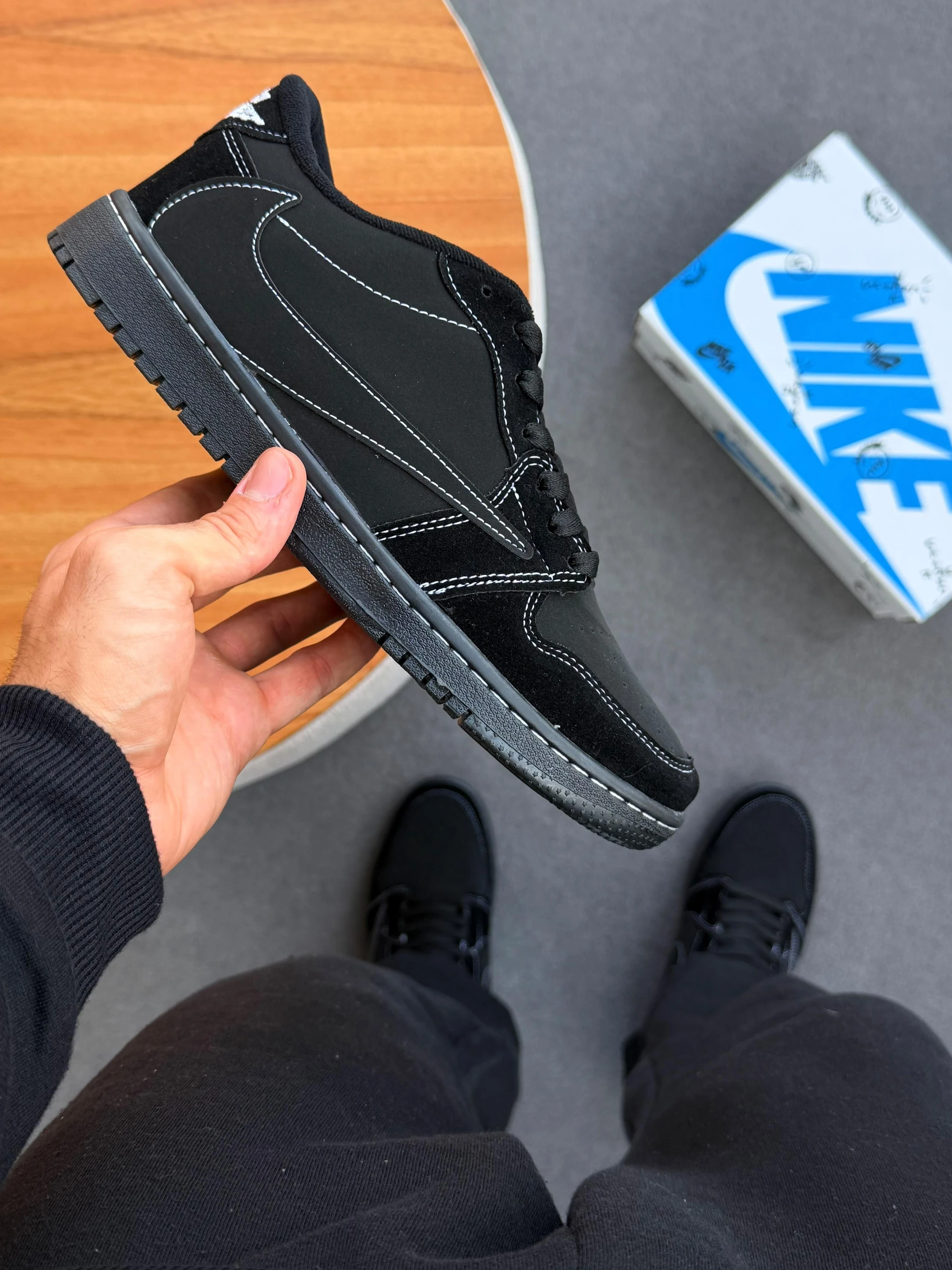 TÊNIS AIR JORDAN 1 low og scott x fragment  - 3