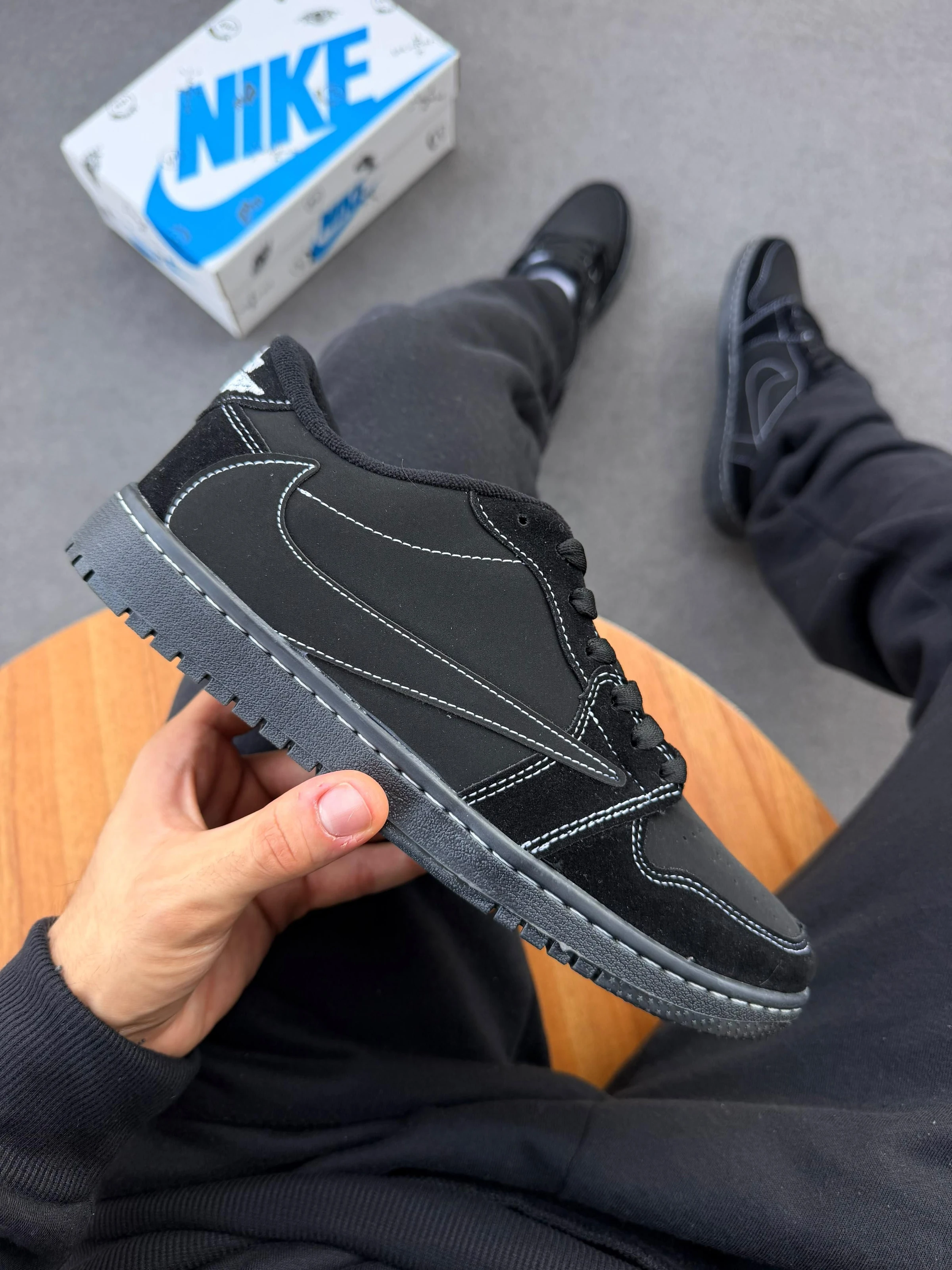 TÊNIS AIR JORDAN 1 low og scott x fragment  - 5