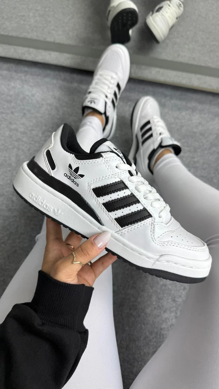 TÊNIS ADIDAS FÓRUM LOW 00s branco preto  - 4