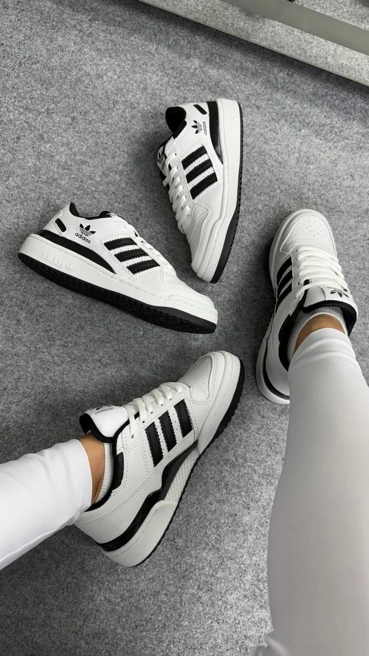 TÊNIS ADIDAS FÓRUM LOW 00s branco preto  - 5