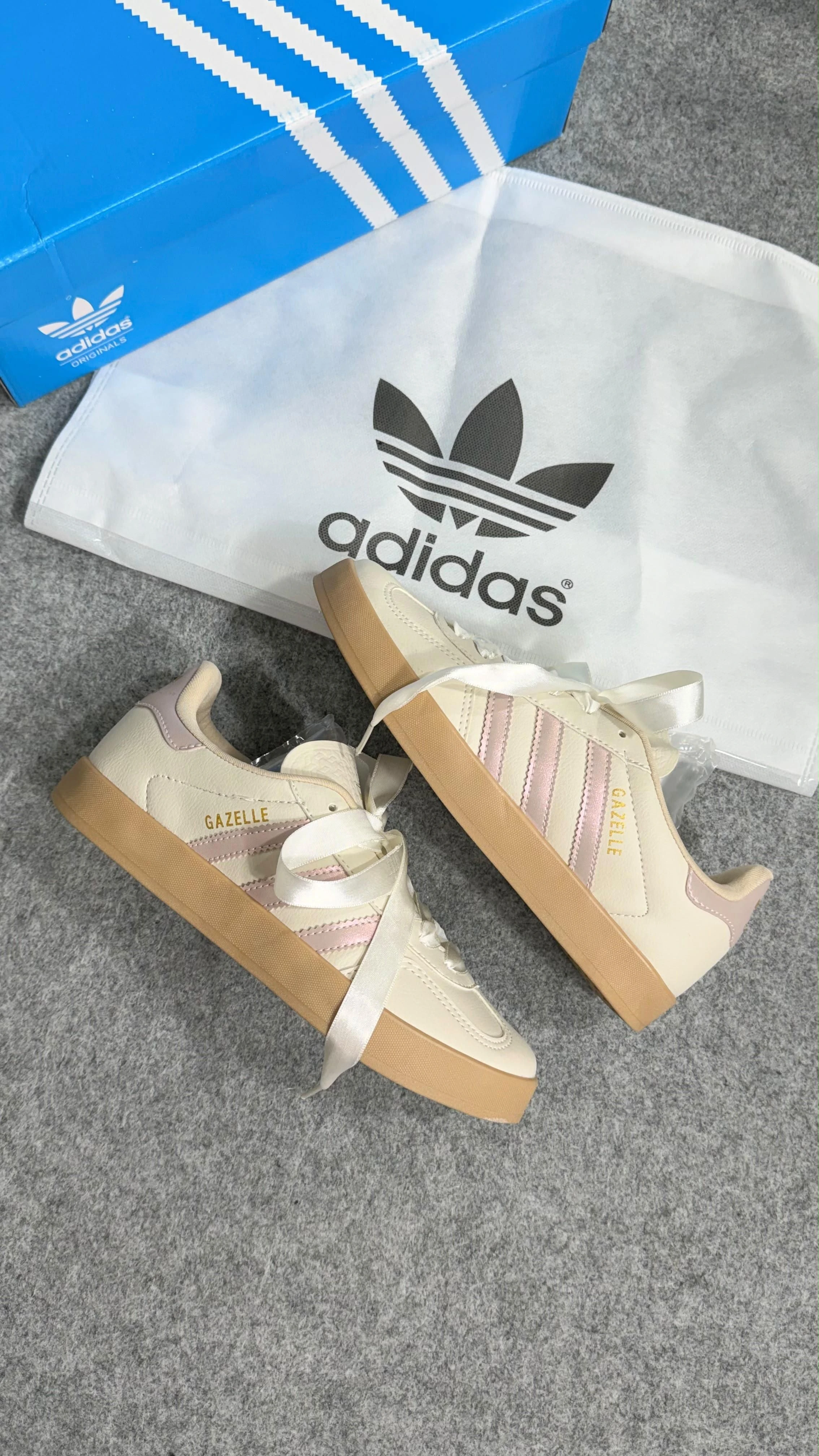 TÊNIS ADIDAS GAZELLE BEGE rose  - 7