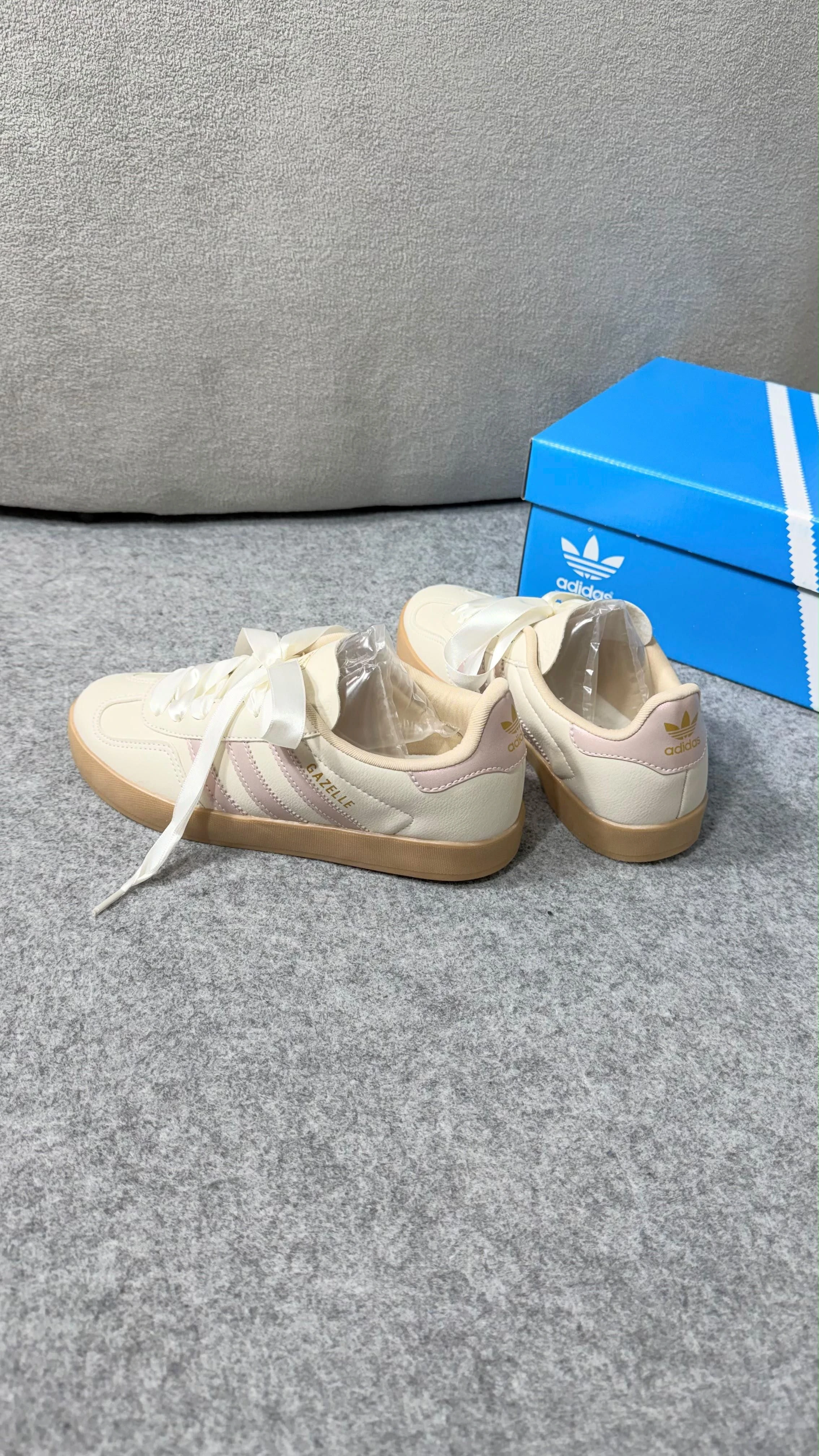 TÊNIS ADIDAS GAZELLE BEGE rose  - 6