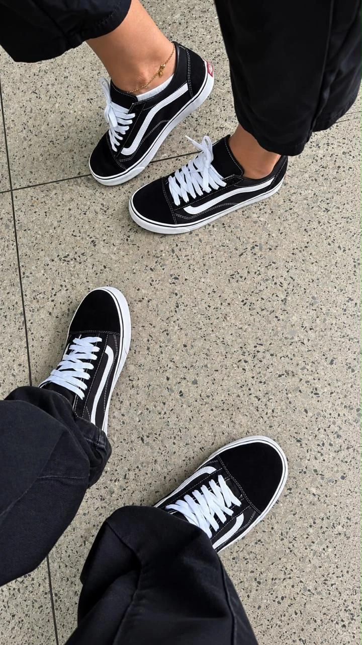 TÊNIS VANS OLD SKOOL Preto branco  - 2