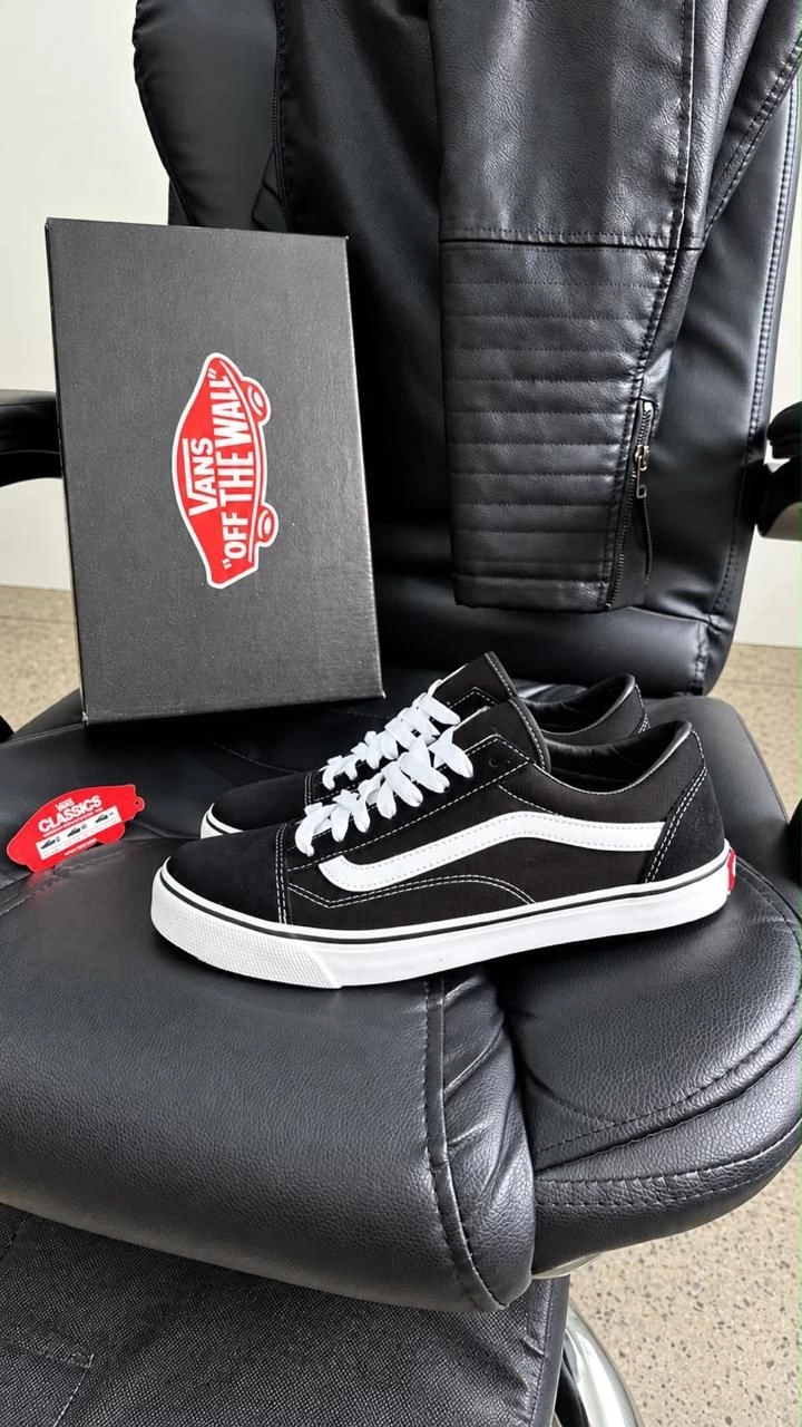TÊNIS VANS OLD SKOOL Preto branco  - 5