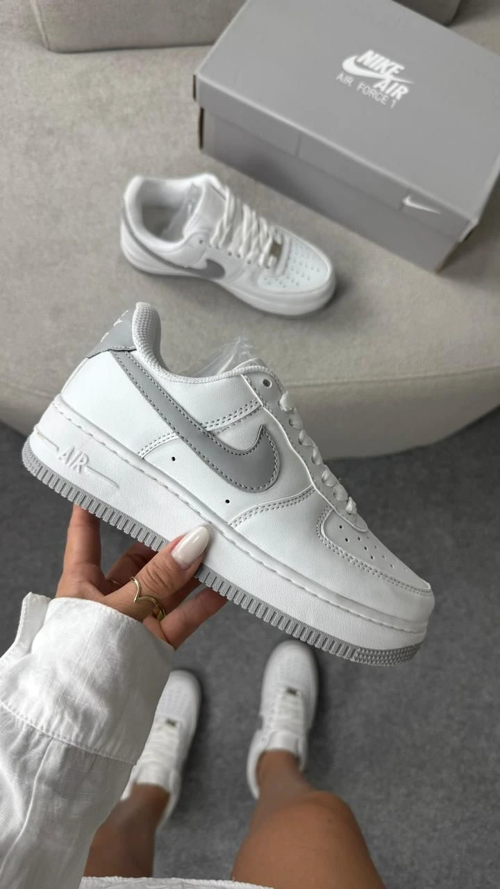 TÊNIS AIR FORCE BRANCO CINZA - 5