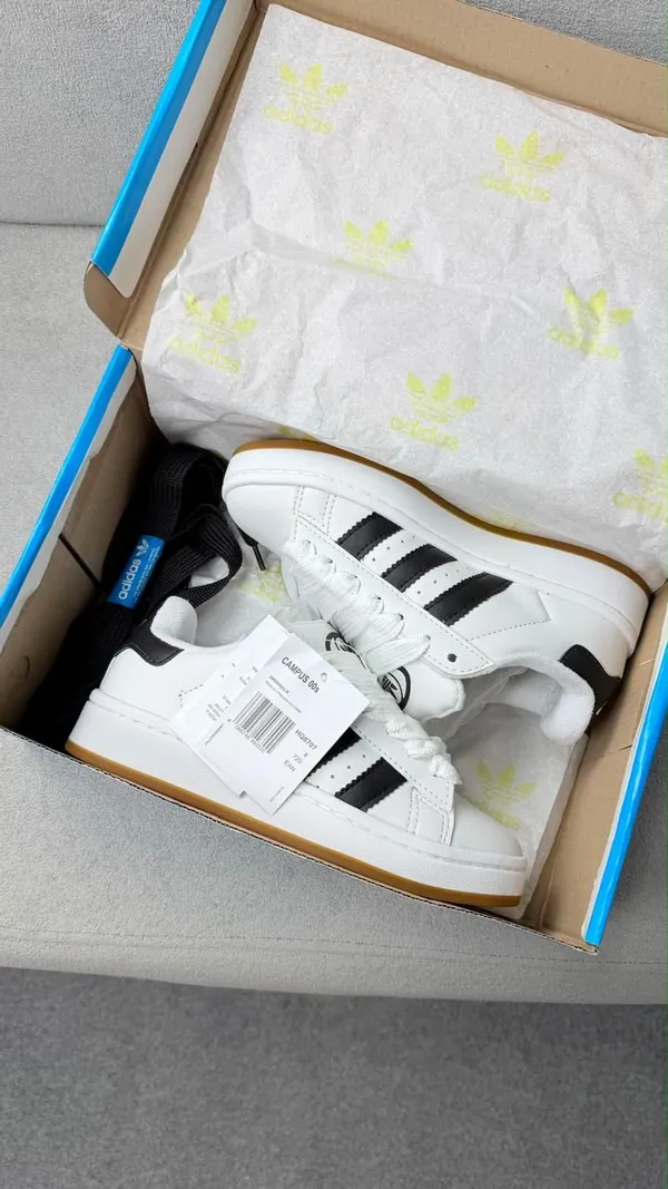 TENIS ADIDAS CAMPUS 00s BRANCO PRETO 