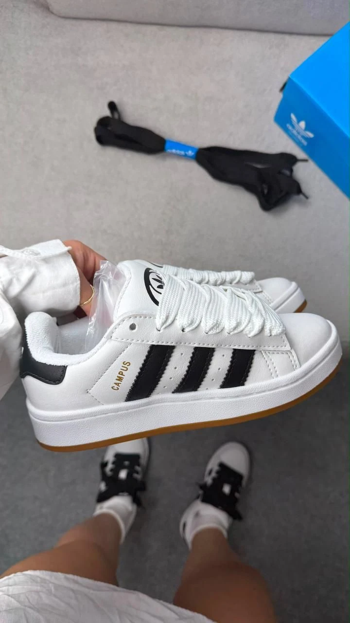 TENIS ADIDAS CAMPUS 00s BRANCO PRETO  - 3