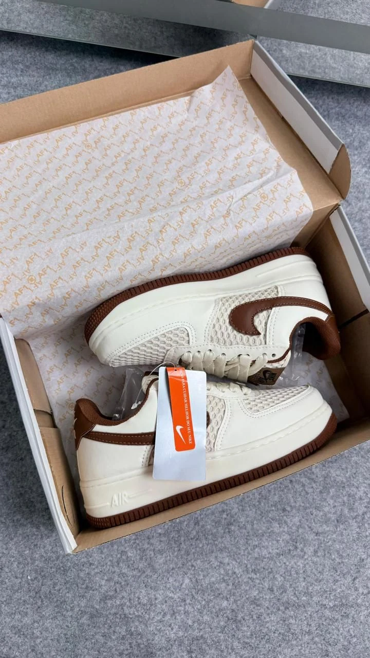 TÊNIS AIR FORCE OFF WHITE CASTANHO  - 6