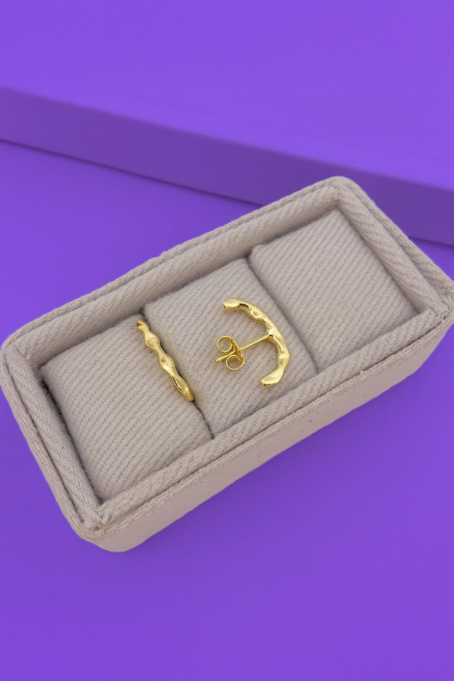 BRINCO EAR HOOK - DOURADO - 1