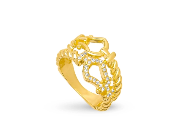 ANEL STORM - DOURADO - 1