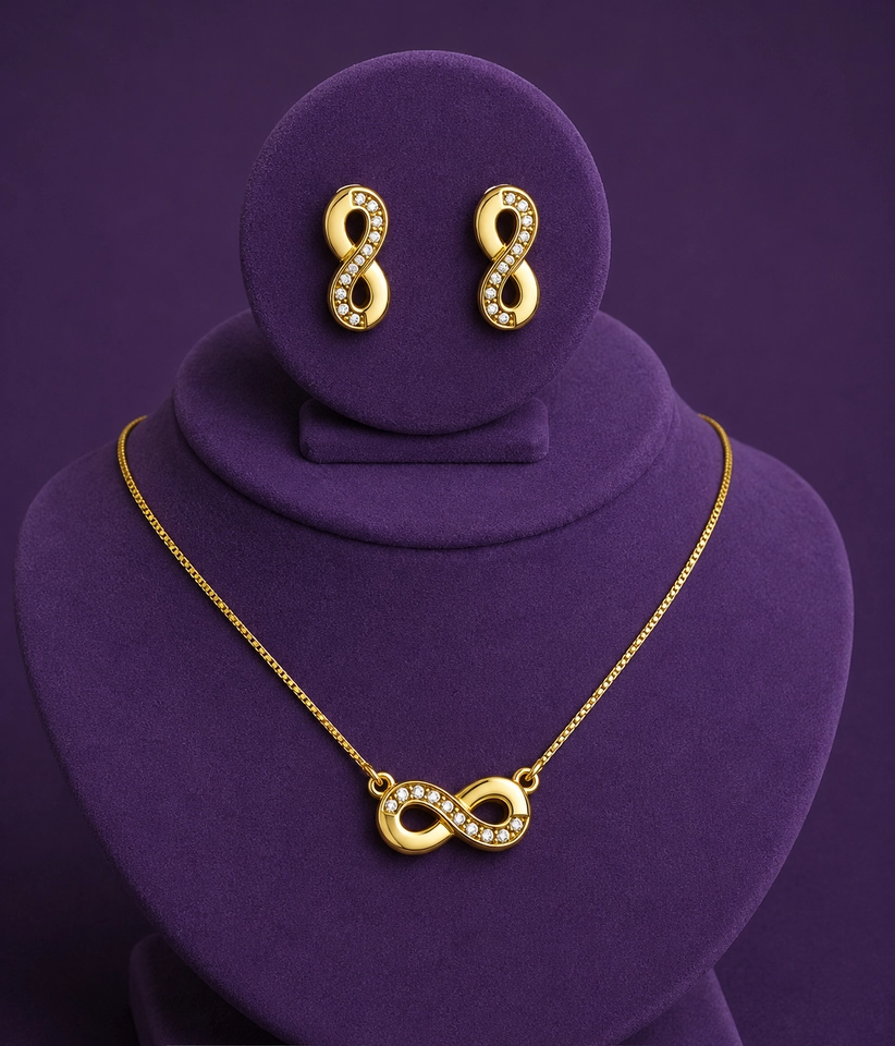 CONJUNTO INFINITO - DOURADO - imagem 1