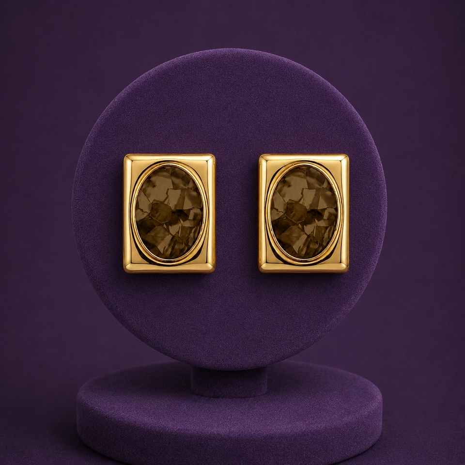 BRINCO SQUARE - DOURADO - imagem 1