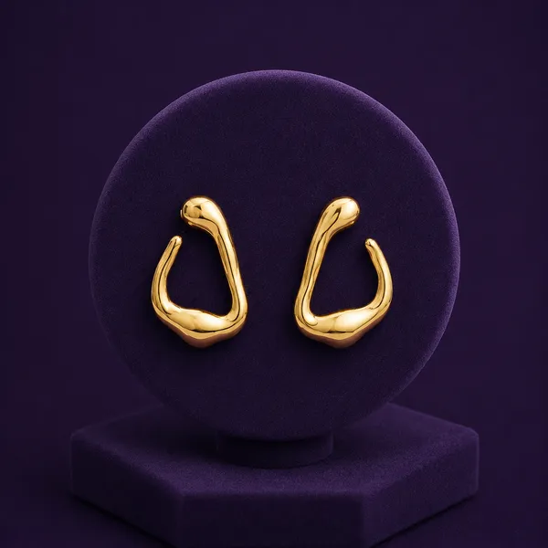 BRINCO ORGÂNICO NIKOS - DOURADO - imagem 1