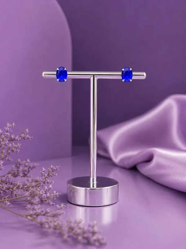 BRINCO PONTO DE LUZ OVAL - PRATA 925 - imagem 3