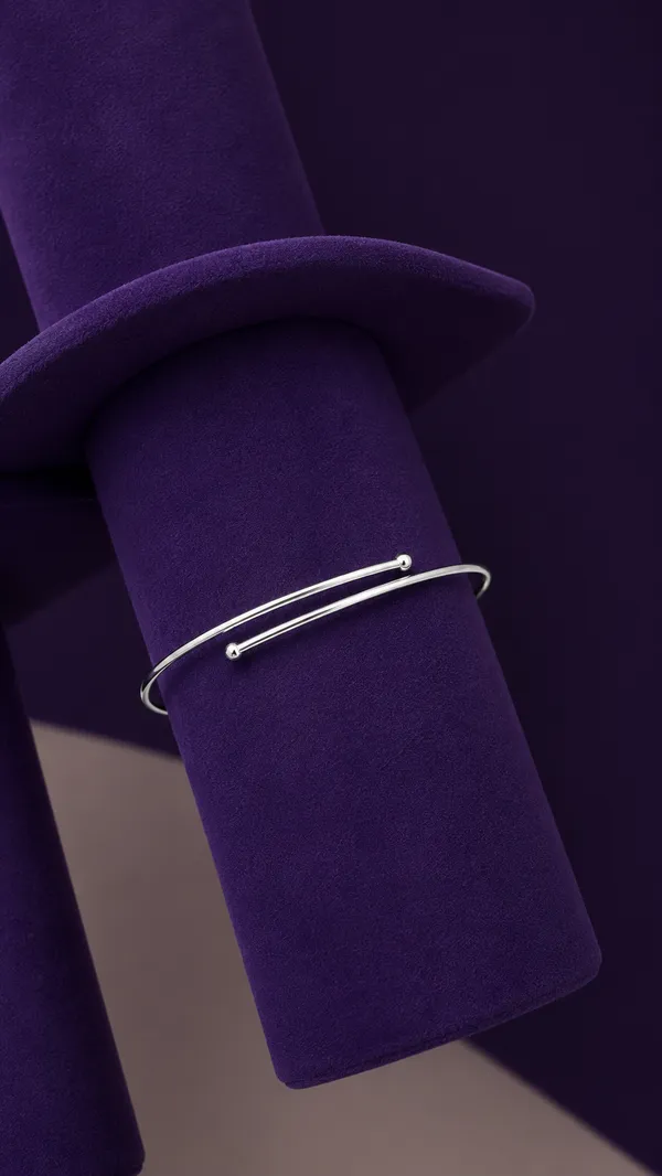 BRACELETE AJUSTÁVEL - PRATA 925