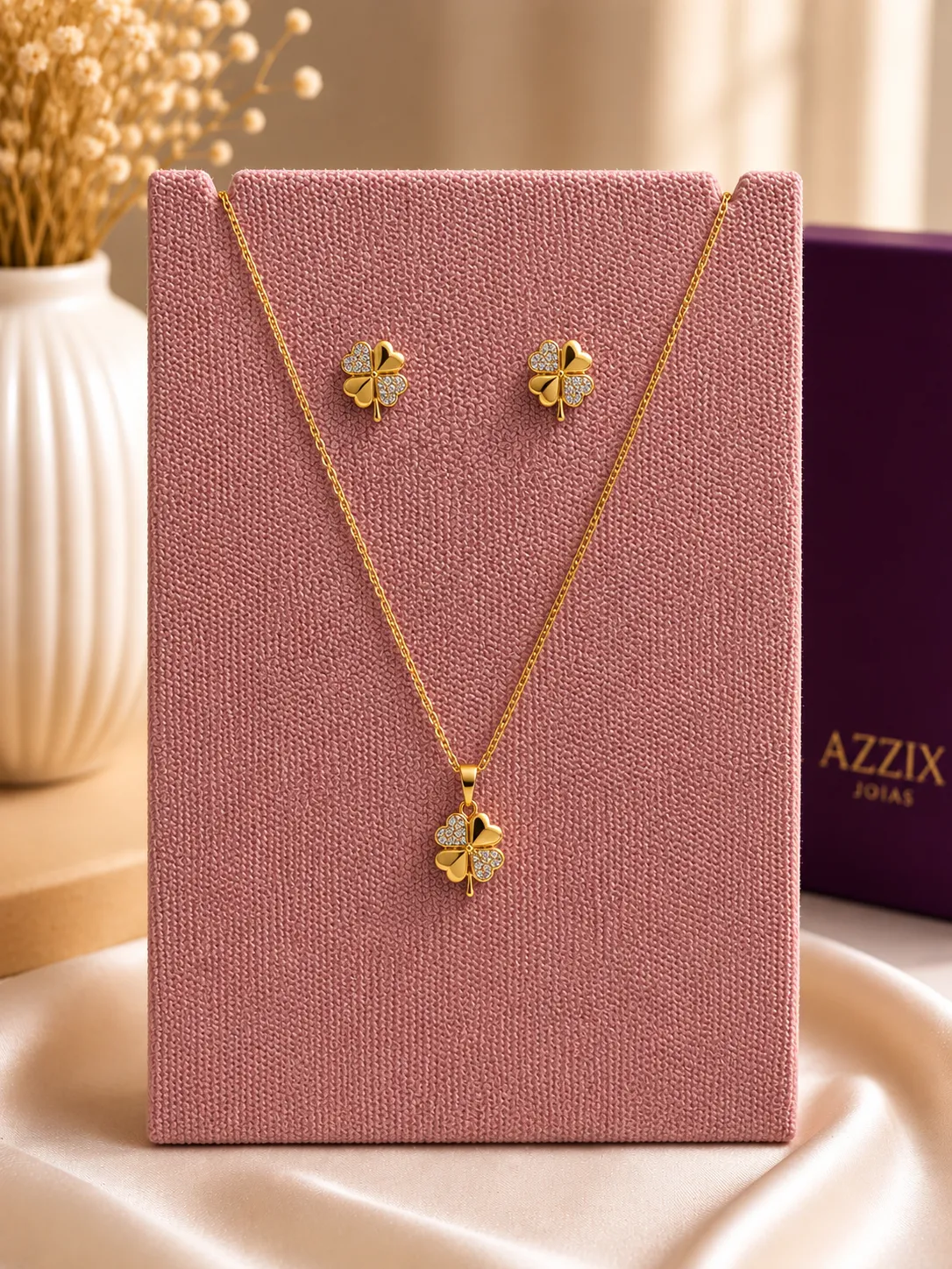CONJUNTO CLOVER - DOURADO - 1