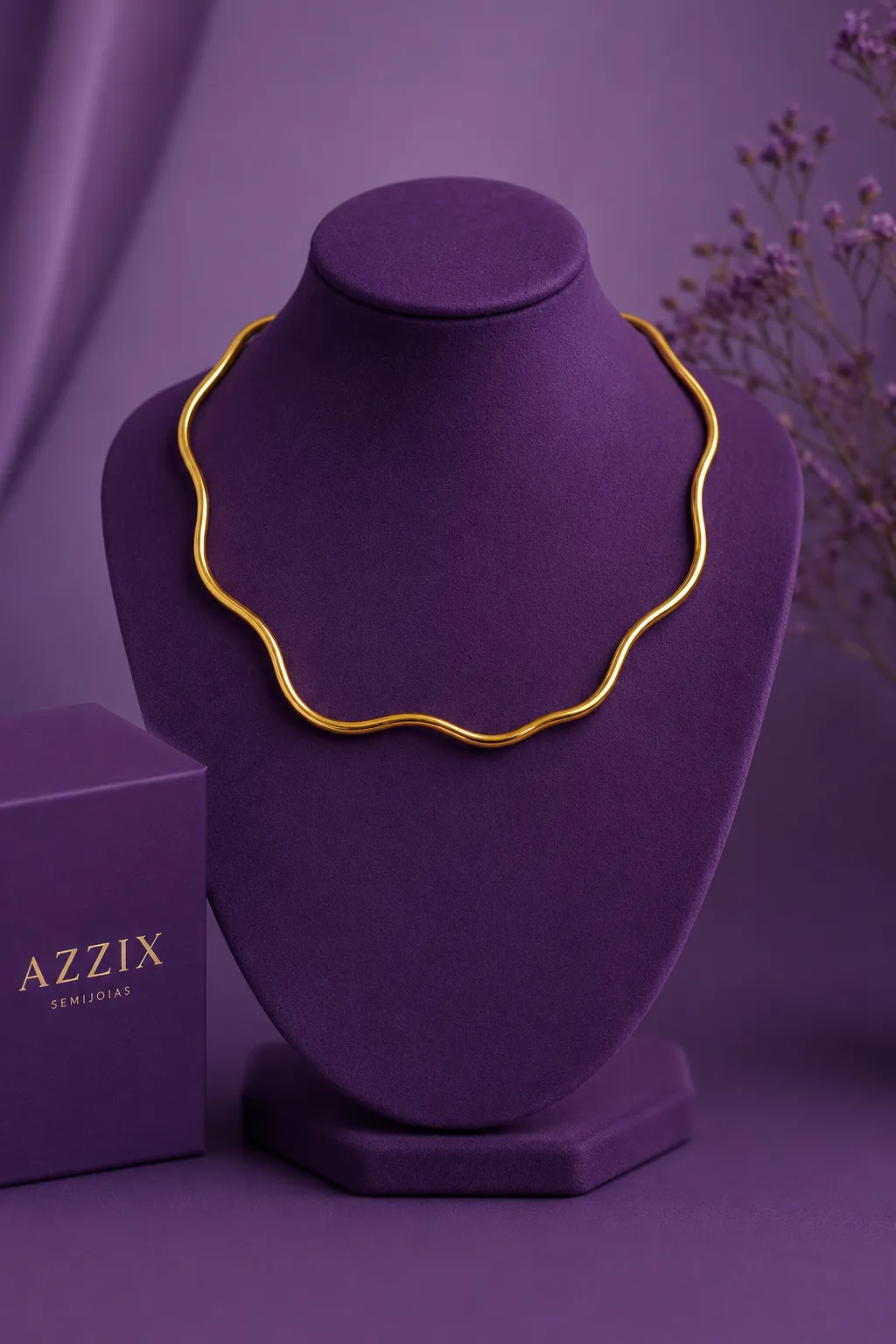 CHOKER ARO THALY - DOURADO - 1