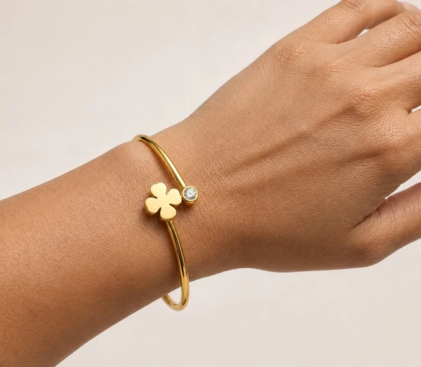 BRACELETE CLOVER - AÇO INOX - imagem 2