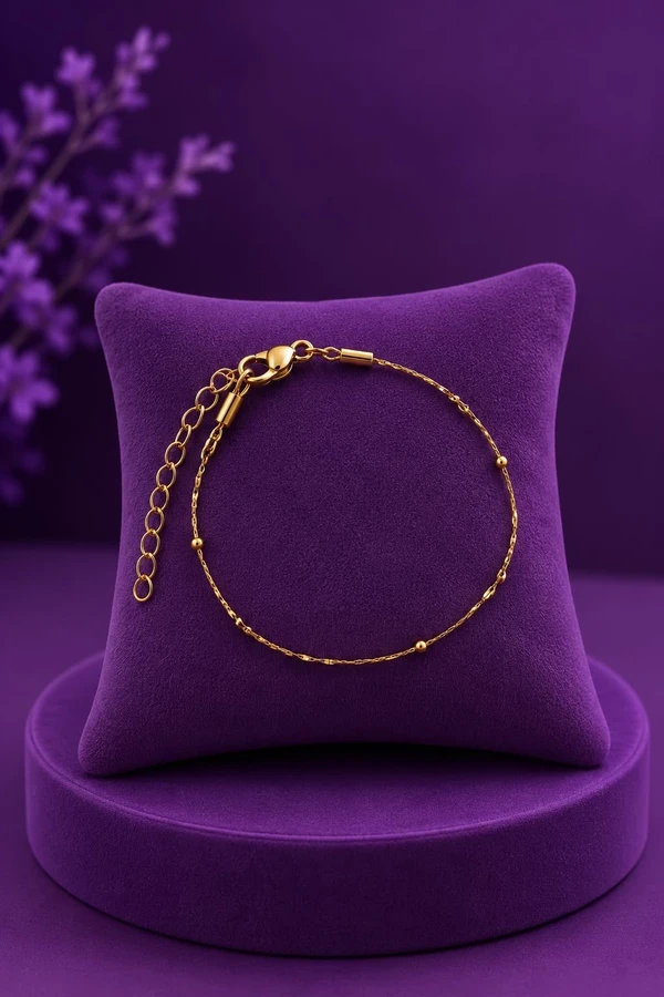 PULSEIRA BOLINHA - AÇO INOX 