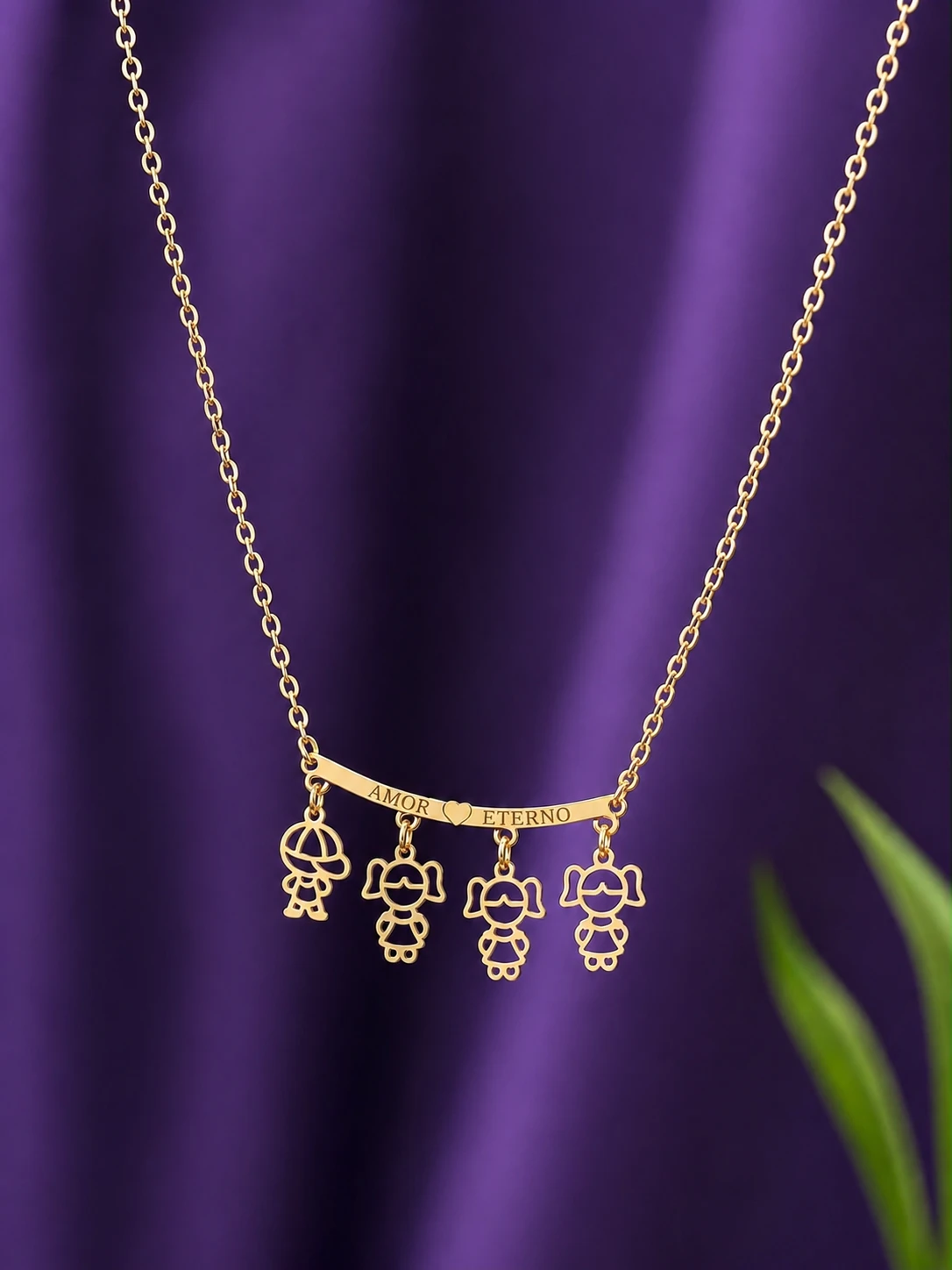 COLAR FILHOS - DOURADO - 1