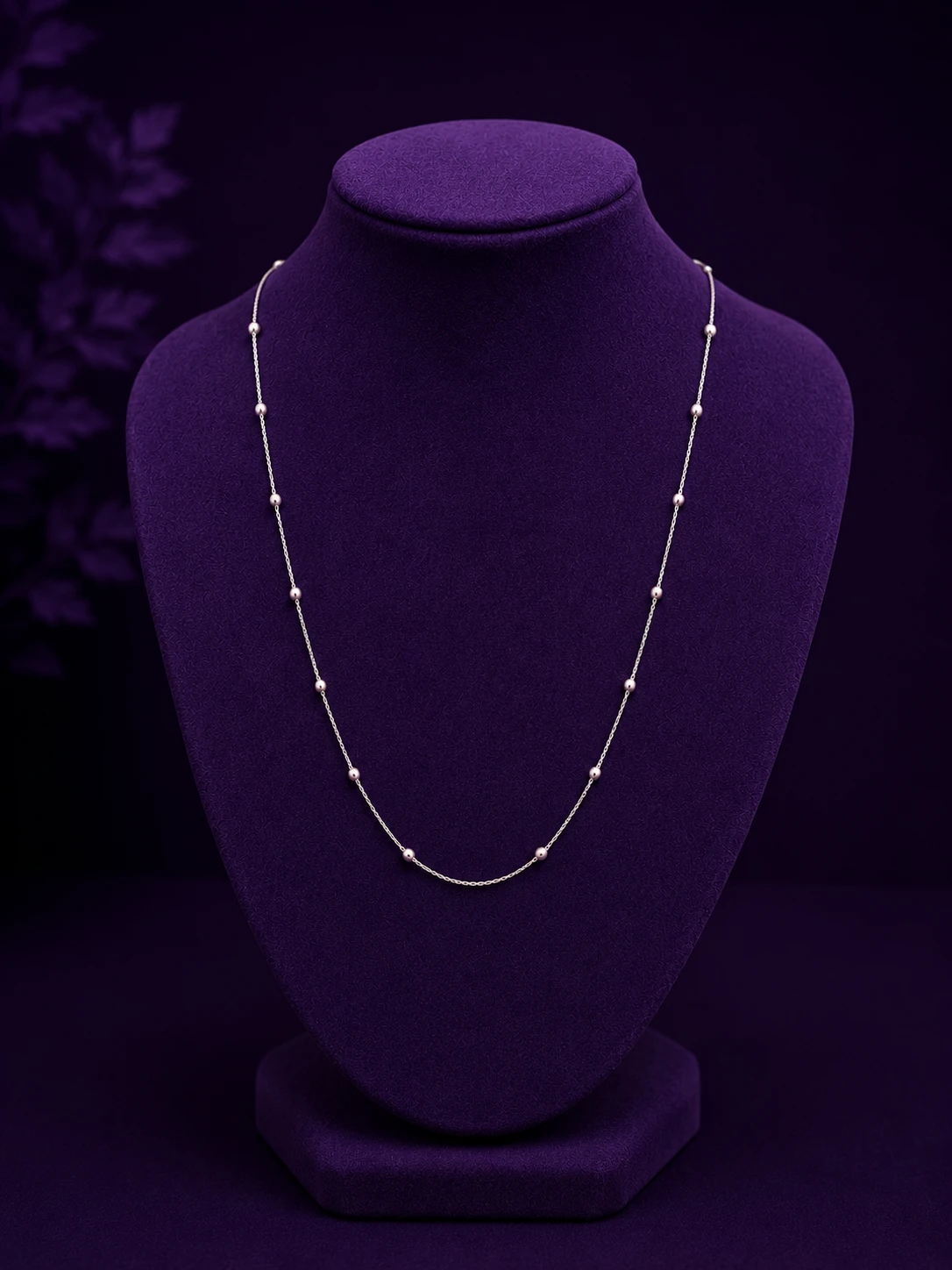 COLAR BOLINHAS 40CM - PRATA 925 - 1