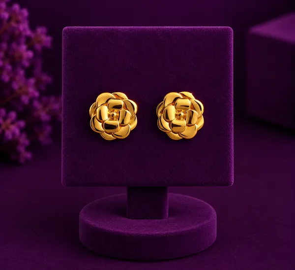 BRINCO NERINA - DOURADO - imagem 1