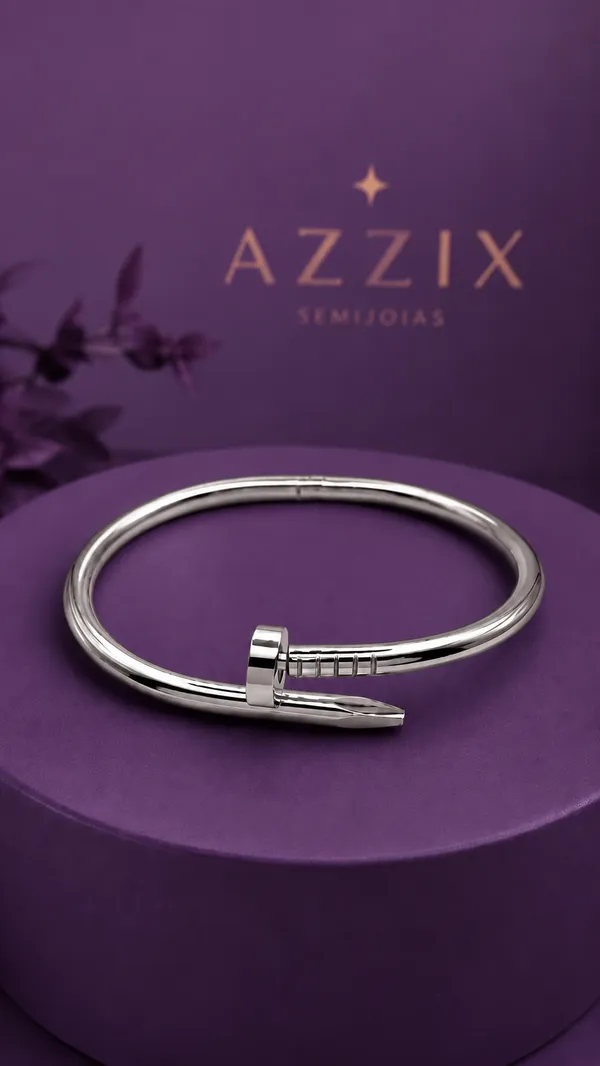 BRACELETE NAIL - AÇO INOX