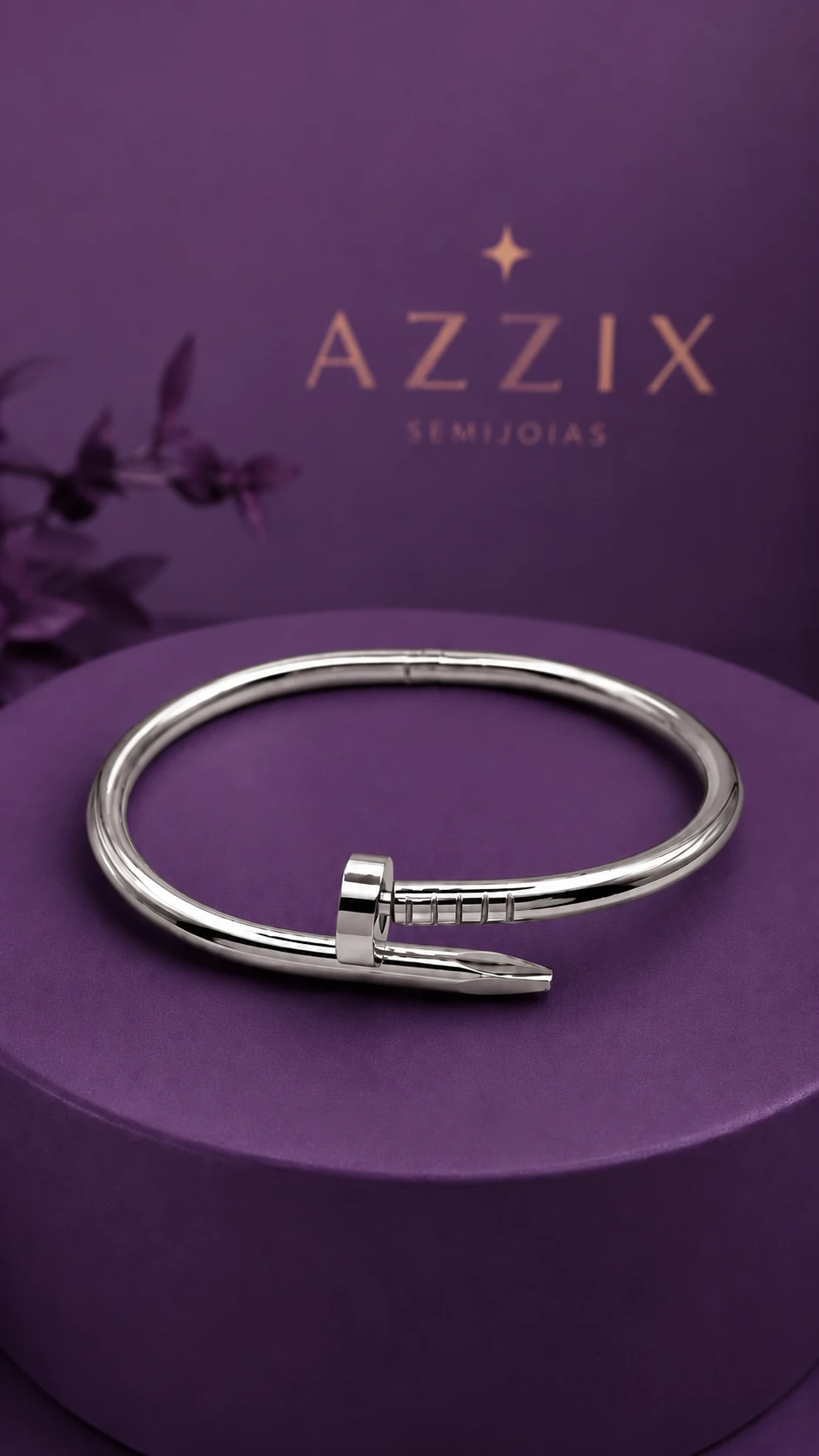 BRACELETE NAIL - AÇO INOX - 1
