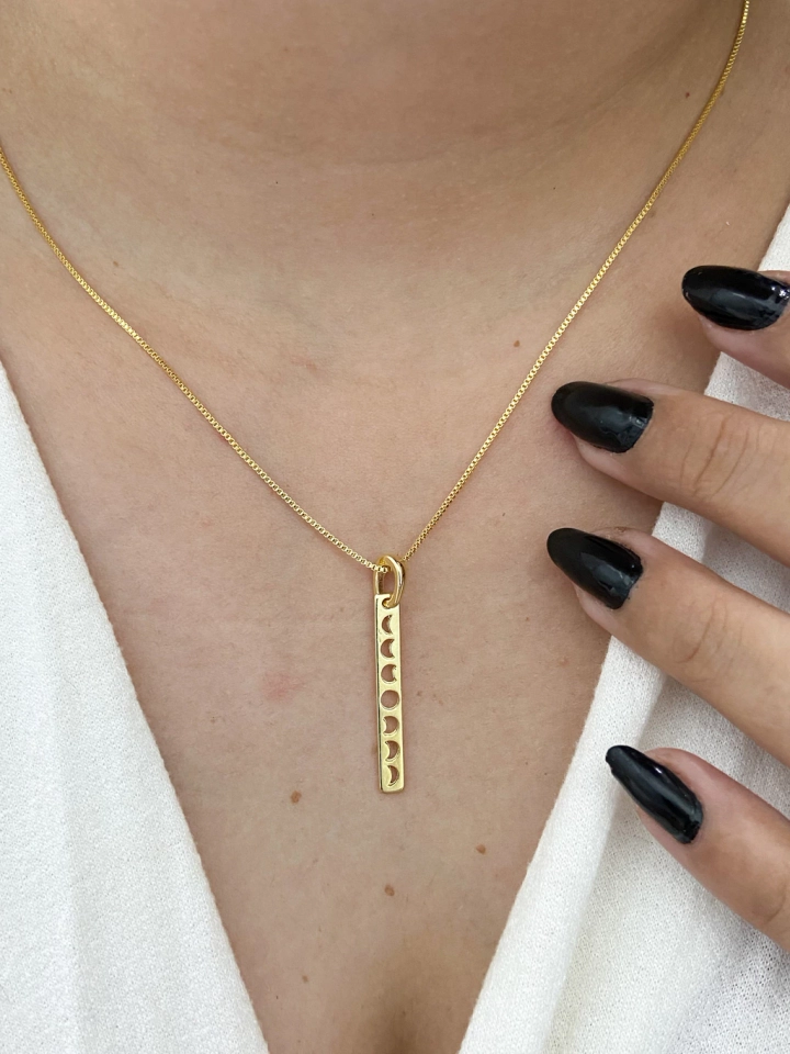 COLAR FASES DA LUA - DOURADO - imagem 2