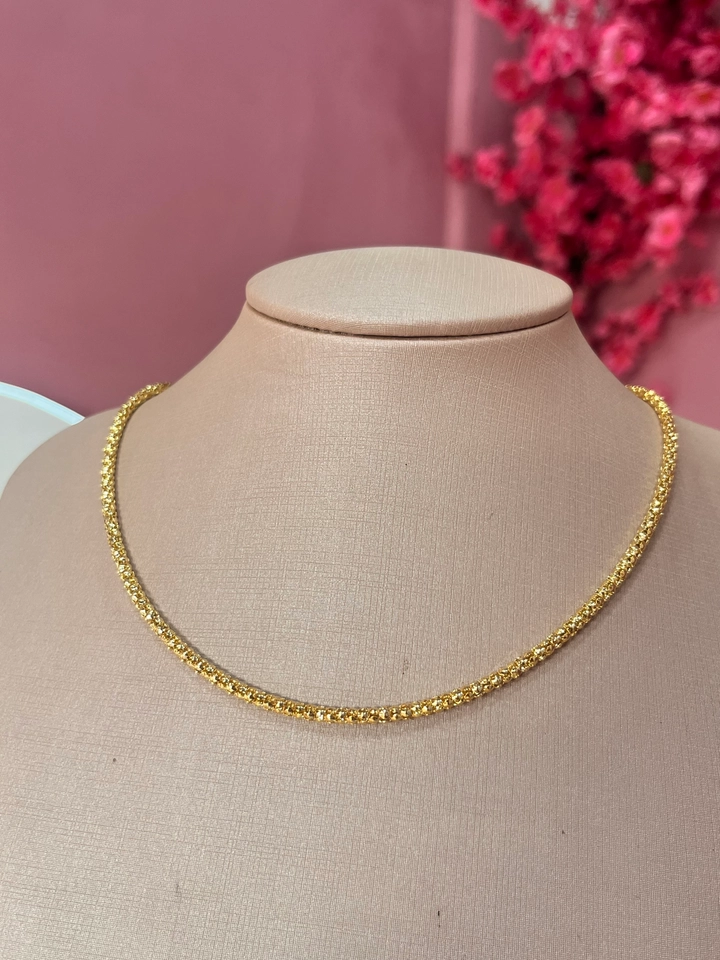 Colar choker Brilho 